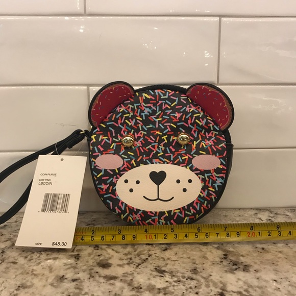 BETSEY JOHNSON Sprinkles Teddy Bear Wristlet - Picture 5 of 5